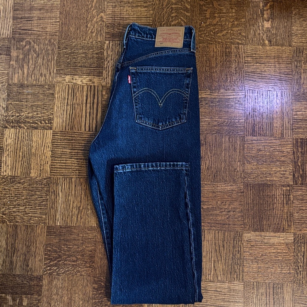 Levi's Women's Straight Leg Jeans - Dark Blue